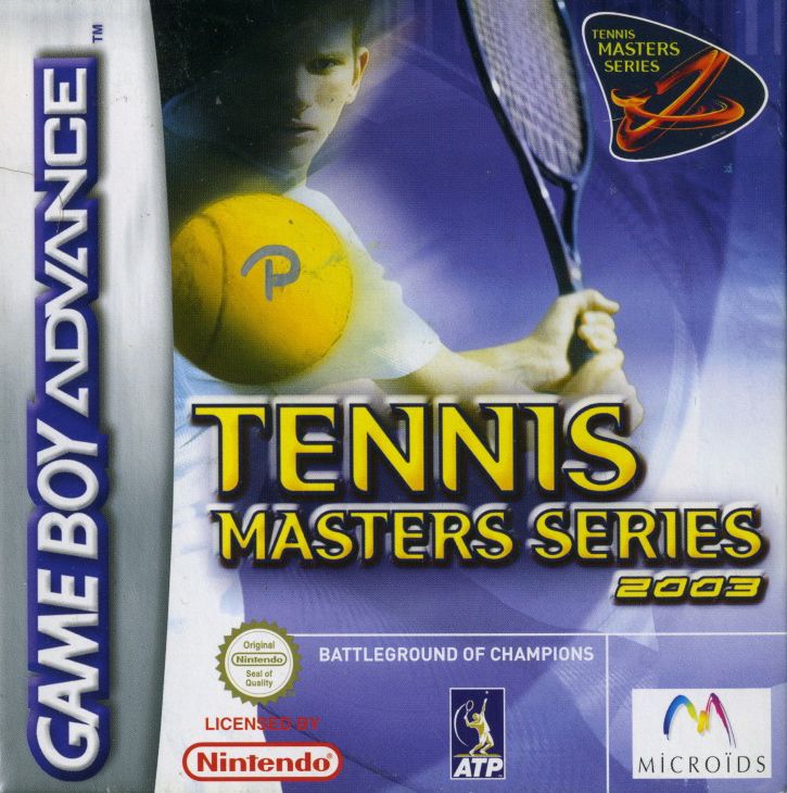 Tennis Masters Series 2003 box art for GameBoy Advance